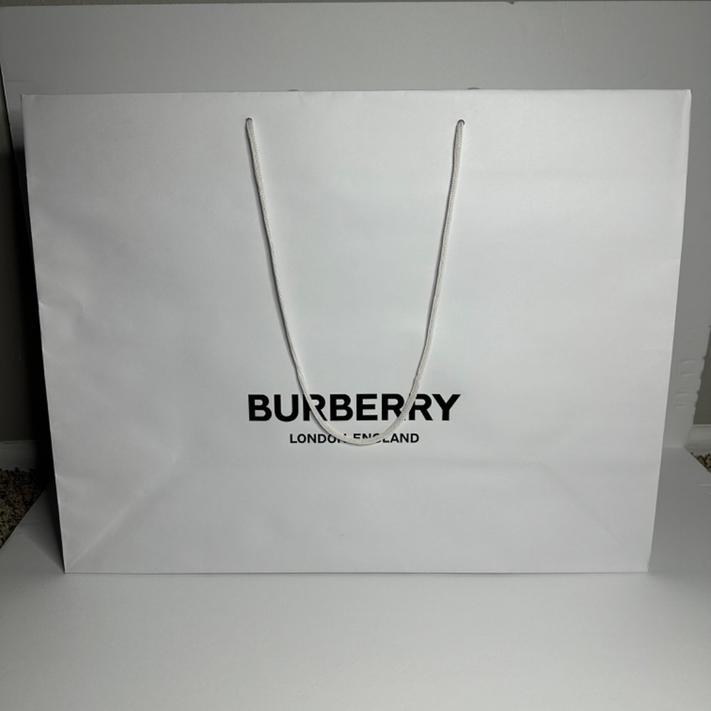 Large Burberry Shopping Bag